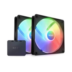 Nzxt F140 RGB Core Dual Pack Black With Controller